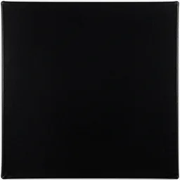 filled canvas of the color black by karl gerstner, solid color, monochrome, 8 k scan