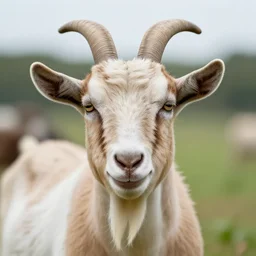 A Goat with a twisted grin
