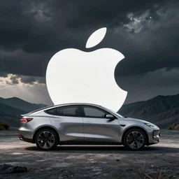 new apple car promotional image