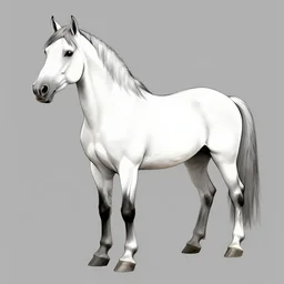 a mutant horse,digital sketch