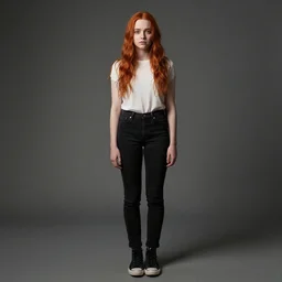 a full body portrait of sadie sink, by walter molino