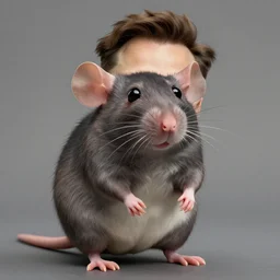 elon musk as a rat, 8 k, highly detailed