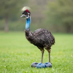emu made of balloons