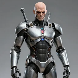 lex luthor as cyborg, realistic