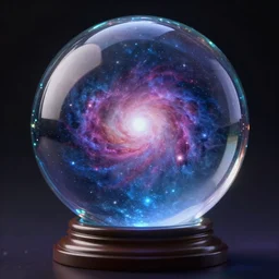 beautiful!! mystic with a crystal ball that has a galaxy inside artgerm anne stokes highly detailed 8 k hdr smooth sharp focus high resolution award - winning photo photorealistic