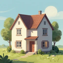 digital art of a house