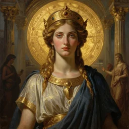 majestic gracious regal goddess hecate portrait, mysterious atmospheric lighting, elysian fields, ancient greece, painted, intricate, volumetric lighting, beautiful, rich deep colours masterpiece, golden hour, golden ratio, sharp focus, ultra detailed, by leesha hannigan, ross tran, thierry doizon, kai carpenter, ignacio fernandez rios