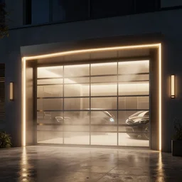 a luxury garage, vray rendering. lightning, cinematic lighting, fog. john berkey, john watkiss, and paul gustav fischer.