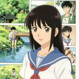 un dia de paz! arte koto no ha no niwa, makoto shinkai, moebius, milo manara, hugo pratt, french comic art, semi - realistic anime, portrait, beautiful face, symmetrical face, trending on pixiv, detailed, clean lines, sharp lines, crisp lines, award winning illustration, sci - fi, masterpiece, 4 k