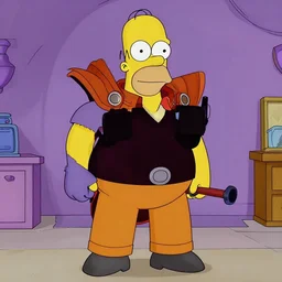 homer simpson as thanos