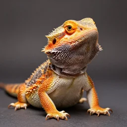 dslr portrait still of a bearded dragon dressed like abe lincoln, 8 k 8 5 mm f 1. 4