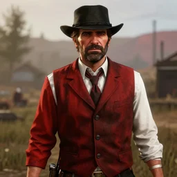 Nicolas Sarkozy in red dead redemption 2 4K quality