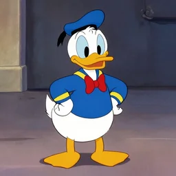 Donald Duck as a real human being