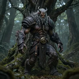 ultra detailed leshen, dark fantasy tree monster, in the woods, by andrzej sapkowski