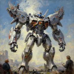 a giant fractal architecture mecha, tim hildebrandt, wayne barlowe, bruce pennington, donato giancola, trending on artstation, cinematic composition, beautiful lighting, hyper detailed, 8 k, oil on canvas