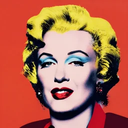 generative art by Andy Warhol,