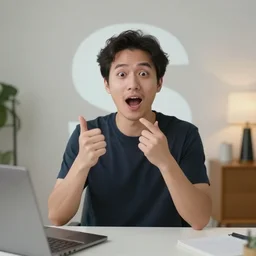 youtuber reacting to the letter S