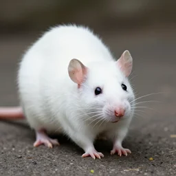 elusive white drain rat