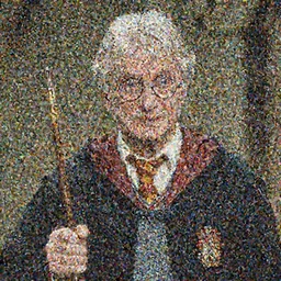 Harry Potter as an 80 year old man