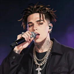 juice wrld as an anime