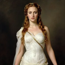 brie larson as helen of troy. art by gaston bussiere.