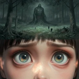 he is watching, eyes, water, flesh, pristine, future, nature, by Ross Tran, Basil Gogos,  Laurie Lipton, Zdzisław Beksiński, Junji Ito, Laurie Lipton,  and Michael Whelan, distant, gustav dore, H.R. Giger, 8k, hd, 4k, hyper, realistic, octane render