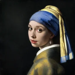 portrait of audrey hepburn, oil painting byjohannes vermeer, 1 7 th century, art, oil on canvas, wet - on - wet technique, realistic, expressive emotions, intricate textures, illusionistic detail
