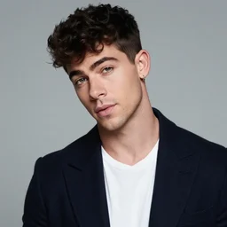 nick jonas as a woman, portrait photography, studio lighting