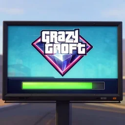 crazy diamond in the gta v loading screen, masterpiece, 8 k, 4 k, art by stephen bliss