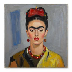 painting of jean - michel basquiat by frida kahlo