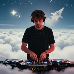 a dj performing in heaven