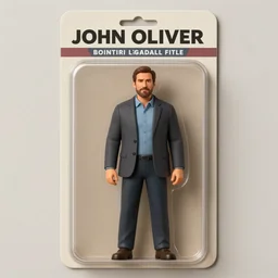 john oliver action figure, mint condition, 3 d octane render, artstation, andrew krivulya
