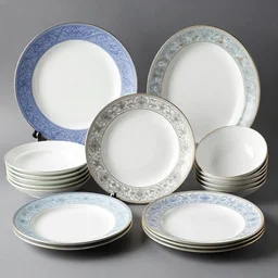 a set of Porcelain plates