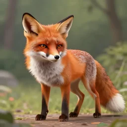 mega fox as a fox