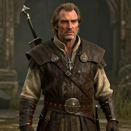 jack nicholson in the style of elder scrolls oblivion