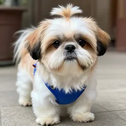 Shih Tzu going super Saiyan, realistic