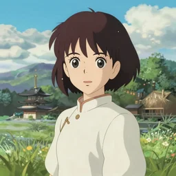 anime art full body portrait character nausicaa by hayao miyazaki concept art, anime key visual of elegant young female, short brown hair and large eyes, finely detailed perfect face delicate features directed gaze, valley of the wind and mountains background, trending on pixiv fanbox, studio ghibli, extremely high quality artwork cute sparkling eyes kyoto animation scenery
