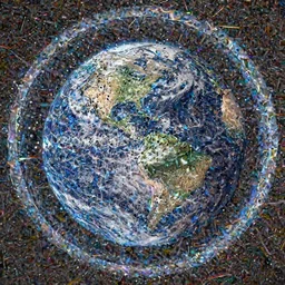 Earth on the inside of a ring