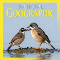an award - winning nature photograph of a dingbat copulating with a wingding, found on the cover of national geographic magazine