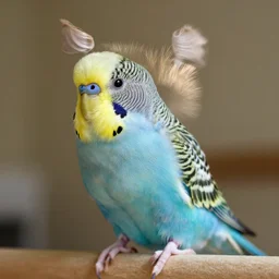 a feline budgerigar - cat - hybrid, animal photography
