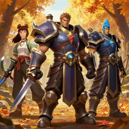 alistar minimalist arcane league of legends wild rift hero champions tank support marksman mage fighter assassin, design by mark ryden and pixar and hayao miyazaki, unreal 5, daz, hyperrealistic, octane render, cosplay, rpg portrait, dynamic lighting, intricate detail, harvest fall vibrancy, cinematic