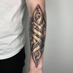 ouroboros sleeve tattoo