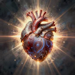 a bonus god with a heart made of the left over bits from atomic decay