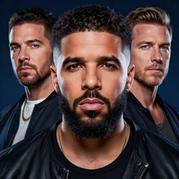 a highly detailed electric portrait of drake, james gurney, james jean