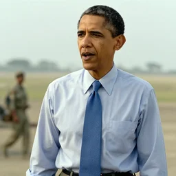 Movie still of Barack Obama in Letters from Iwo Jima