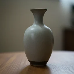 dslr photo of a vase on a table, 25mm macro, f/1.3
