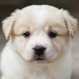 high detail shot of a cute puppy
