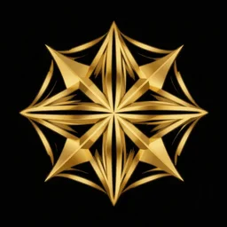 ( ( logo ) ), no text, vector art, black background, illustrator, designed by tom geismar, graphic design, ( symmetrical ) geometry, adobe, golden art by - ratio