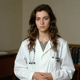 A young female Roman doctor, photography by Annie Leibovitz
