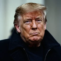 a photo of donald trump as a neanderthal, portrait, ektachrome, closeup, f / 2 2